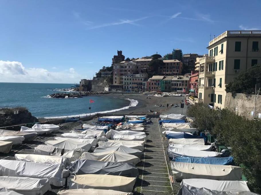 Pisi Home, 2 Min Dalla Spiaggia E Dall' Ospedale Gaslini เจนัว ภายนอก รูปภาพ